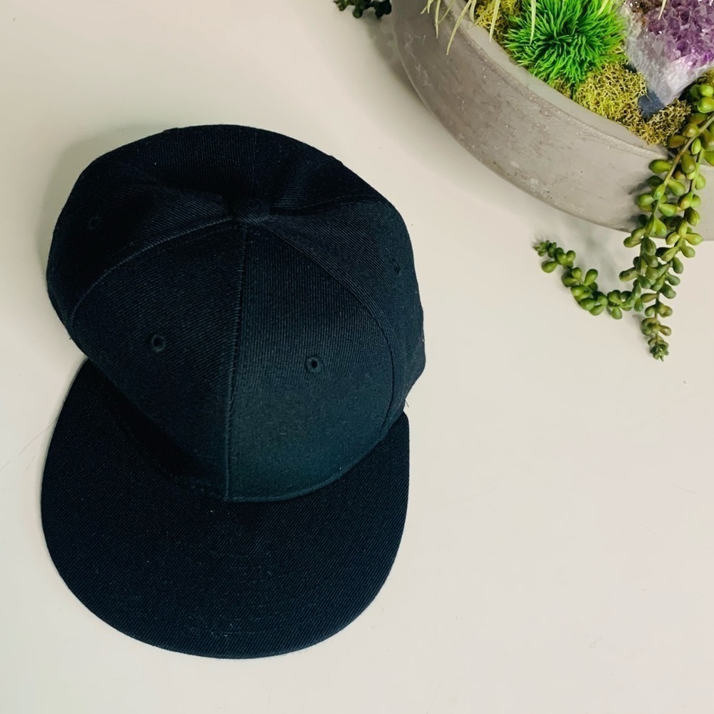 ChoKolids basics Classic Solid Black trucker hat … - image 1